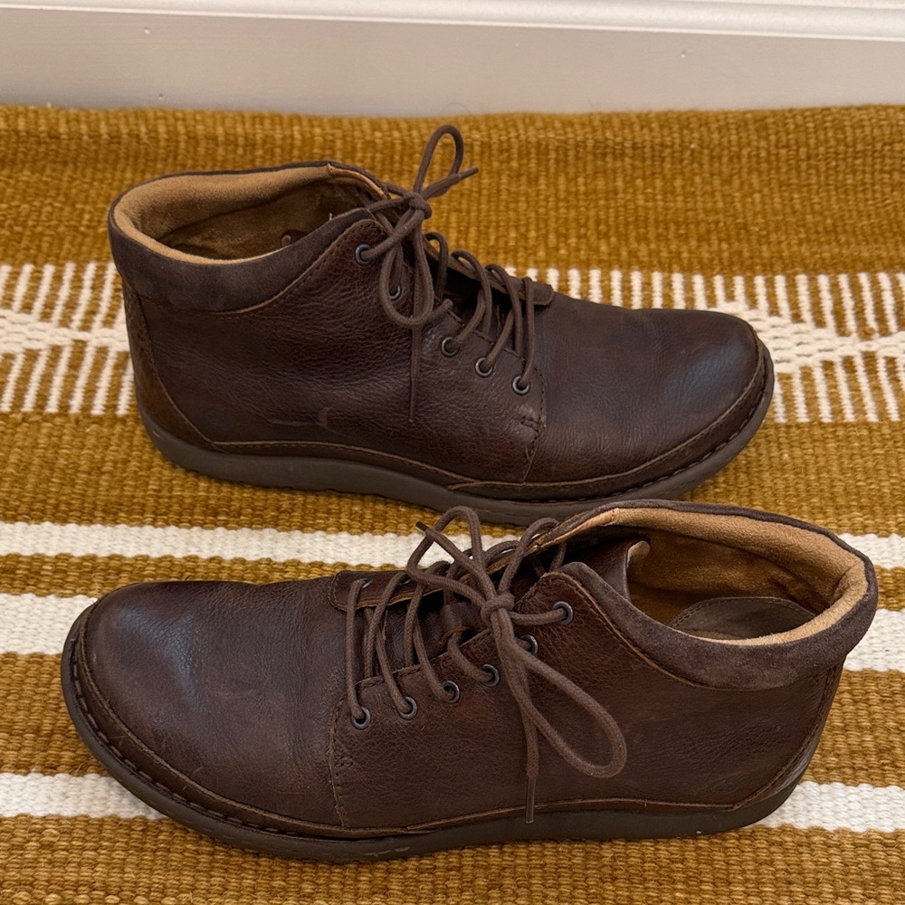 Born Nigel Brown Leather Chukka Boots, Men’s 11.5 - Picture 5 of 8